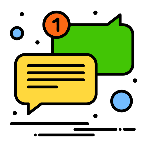 Talk chat box communication talk icon