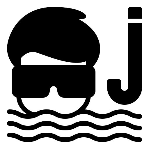 Dive dive swimming sea icon