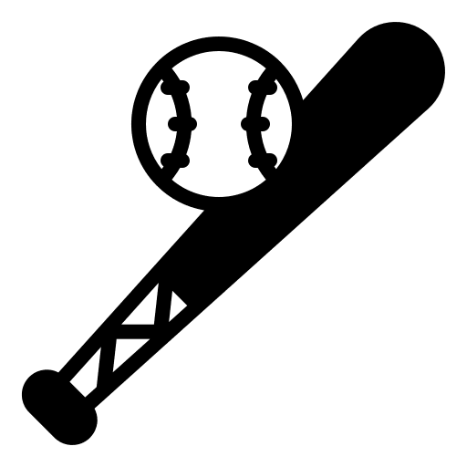 Baseball sports and competition play baseball icon