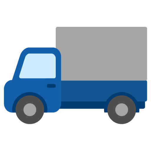 Cargo truck transport transportation shipping and delivery icon