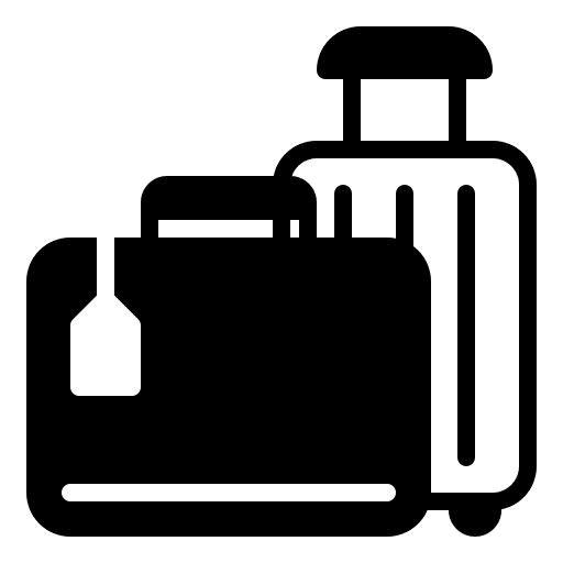 Luggage travel baggage luggage icon