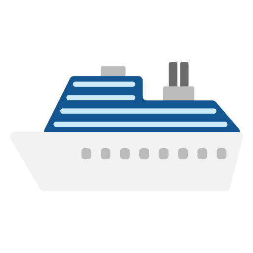 Ship ferry boat cruise yacht icon