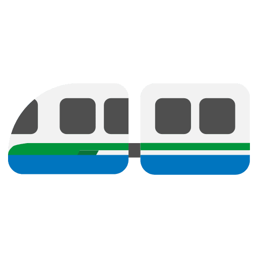 Subway vehicle railway train icon