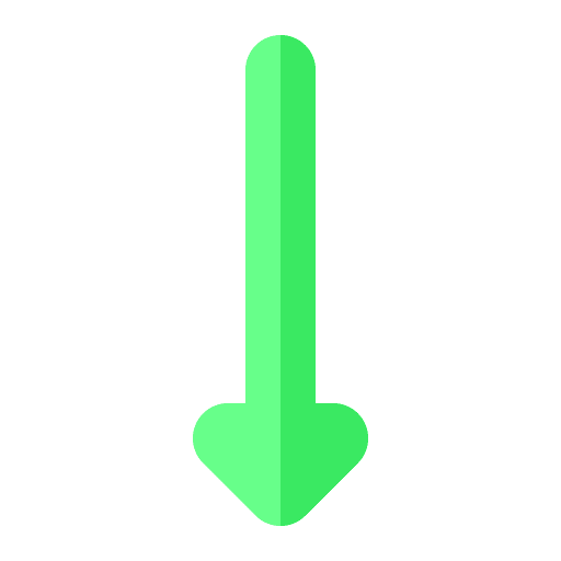 Arrow down down arrow ui down icon