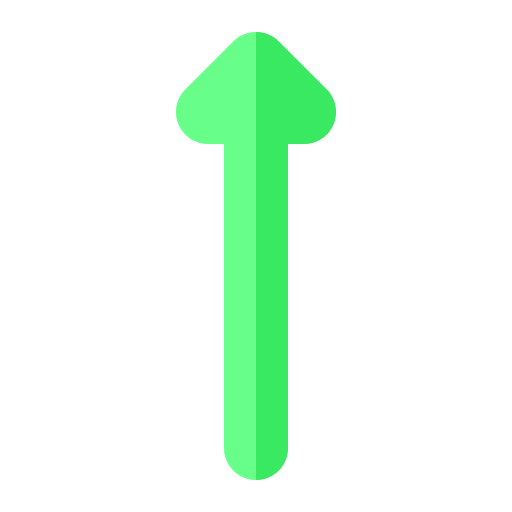 Arrow up pointing upload black icon