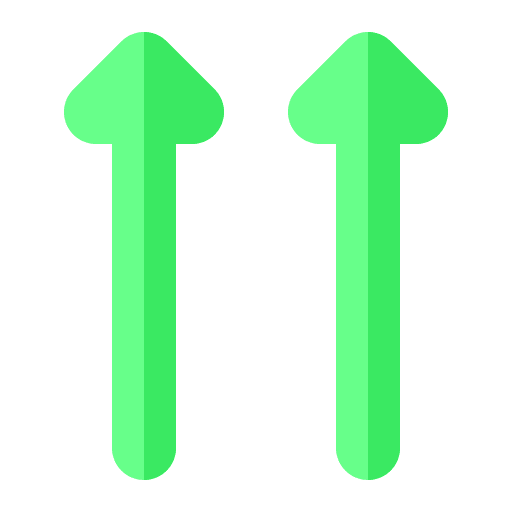 Double arrows up arrow direction ui icon Double arrows up arrow direction ui icon