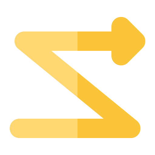 Zigzag arrow arrows zigzag arrow ui icon