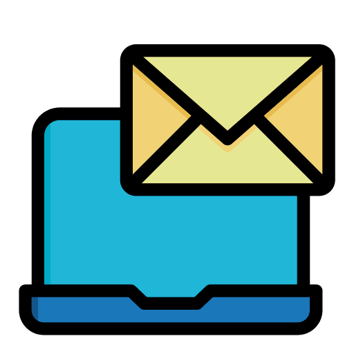 Email email laptop envelope icon