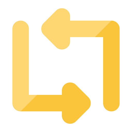 Exchange arrows re reload icon Exchange arrows re reload icon