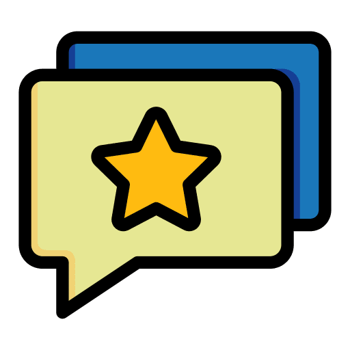 Chat chat rating message icon