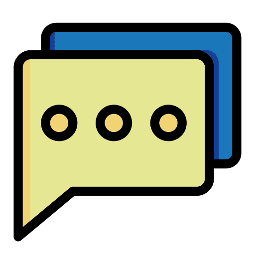 Chat communications message chat icon Chat communications message chat icon