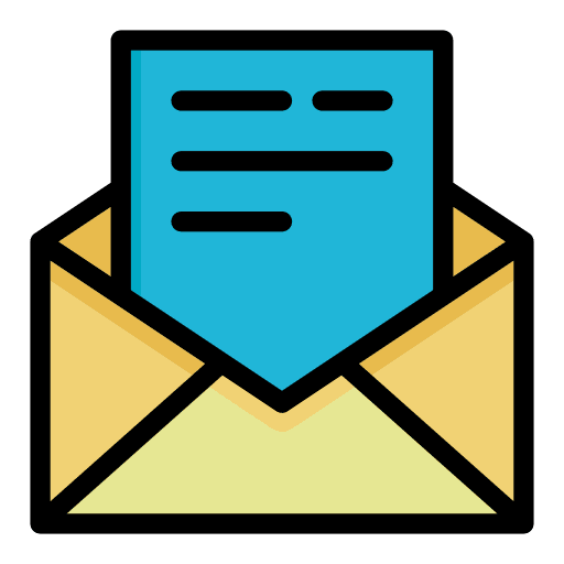 Email letter communications mail icon Email letter communications mail icon