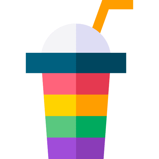 Smoothie rainbow smoothie food and restaurant icon
