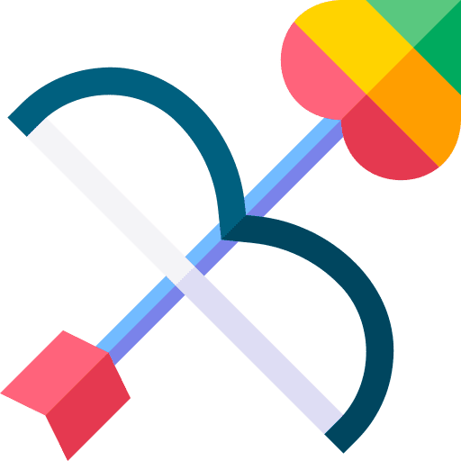 Arrow rainbow lgbt romance icon Arrow rainbow lgbt romance icon