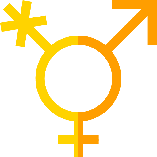 Transgender gender social shapes and symbols icon Transgender gender social shapes and symbols icon