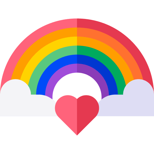 Rainbow romantic romanticism rainbow icon Rainbow romantic romanticism rainbow icon