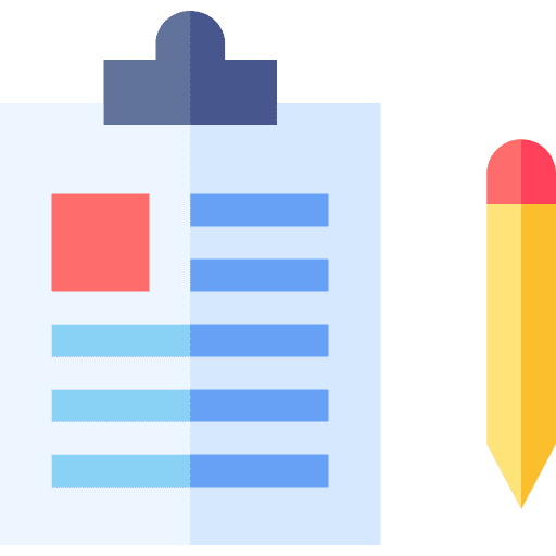 Clipboard write contract pen icon