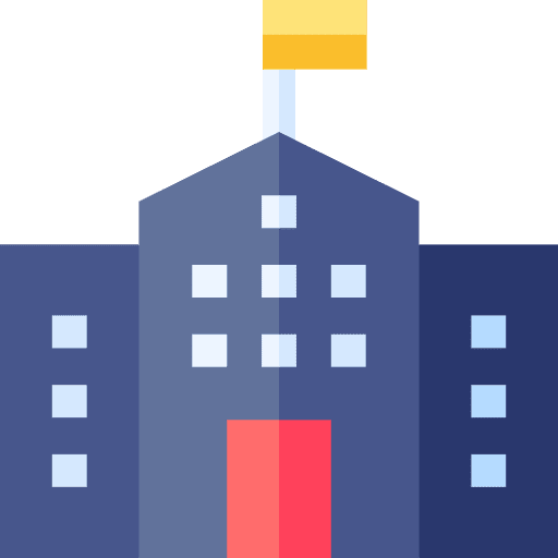 University education school building icon