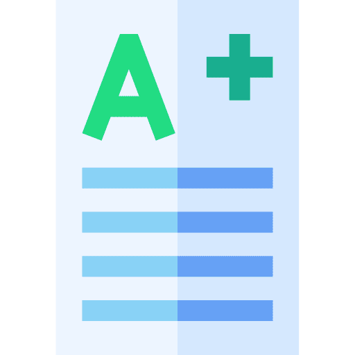 Approved mark test a+ icon Approved mark test a+ icon