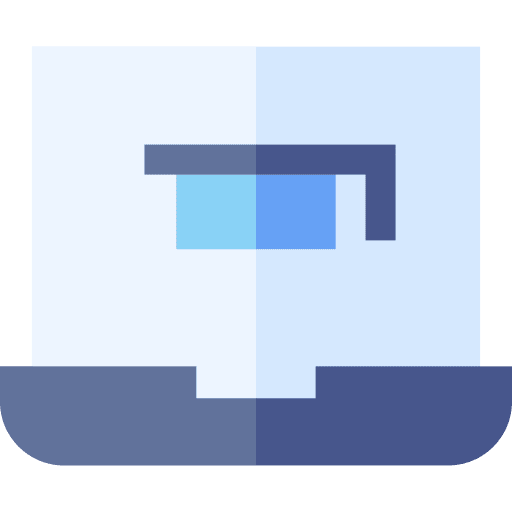 Laptop technology computer education icon Laptop technology computer education icon