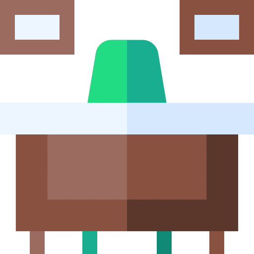 Teacher desk table education furniture and household icon Teacher desk table education furniture and household icon