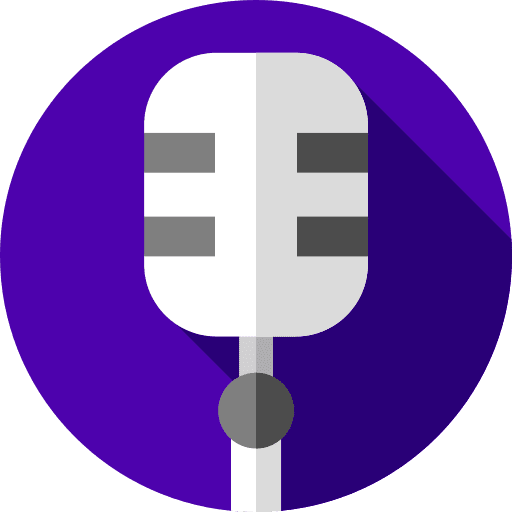 Microphone conference karaoke music icon