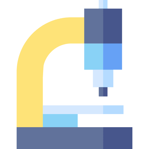 Microscope observation education laboratory icon Microscope observation education laboratory icon