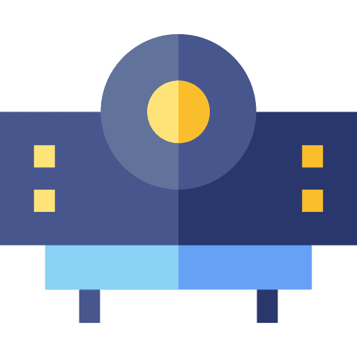 Projector picture technology electronics icon Projector picture technology electronics icon