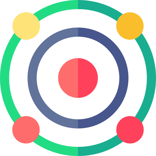 Science chemistry nuclear react icon Science chemistry nuclear react icon