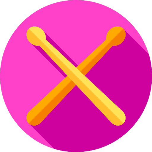 Drumsticks musical instrument drumstick drum icon