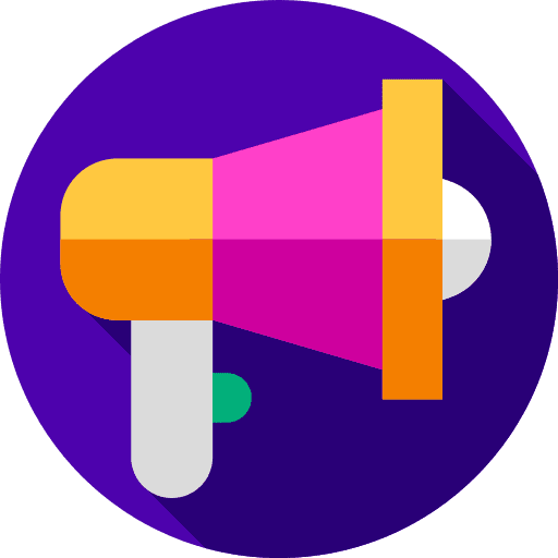 Megaphone commerce and shopping online shopping marketing icon
