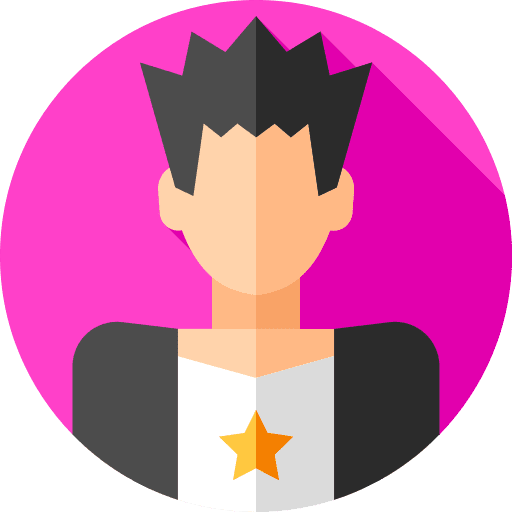 Rockstar urban tribe woman avatar icon
