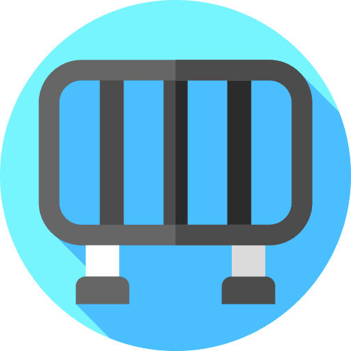 Barrier traffic barrier under construction barrier icon