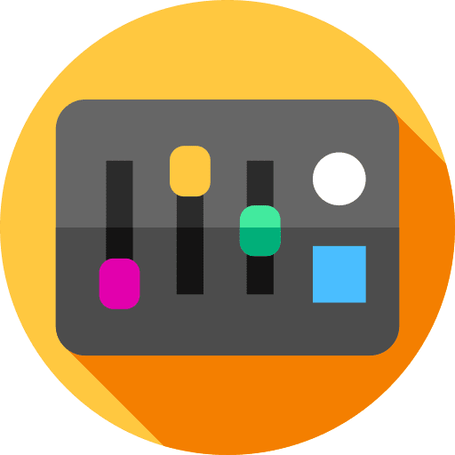 Mixer record electronics mixer icon