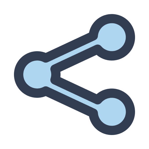 Share share connector interface icon Share share connector interface icon