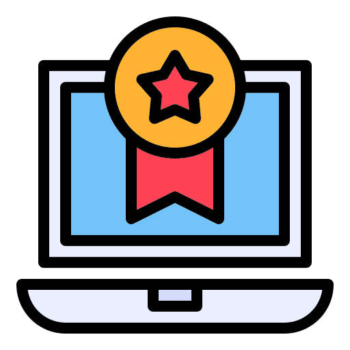 Achievement computer electronics technology icon