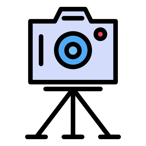 Camera digital photo camera tripod icon Camera digital photo camera tripod icon