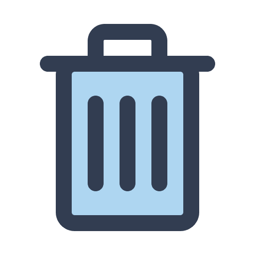 Delete rubbish button bin file icon Delete rubbish button bin file icon