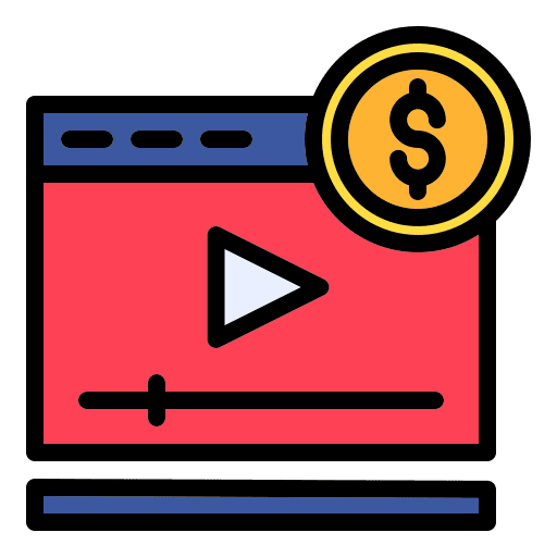 Monetize earnings monetizing money icon