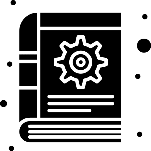 Book mechanic manual setting icon