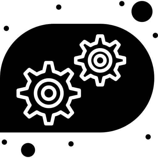 Gear three configuration cogwheel icon Gear three configuration cogwheel icon