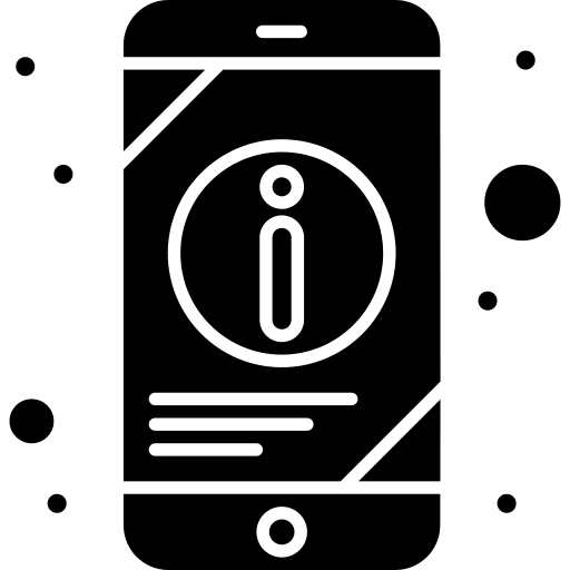 Information electronics mobile interface icon