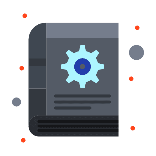 Book setting mechanic user manual icon