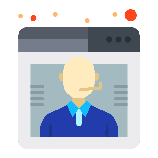 Call center agent call center agent man browser icon Call center agent call center agent man browser icon