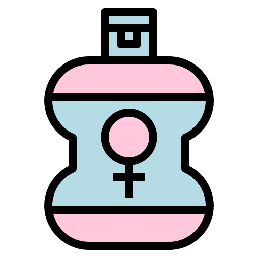Liquid soap feminine cleaning cleansing icon Liquid soap feminine cleaning cleansing icon