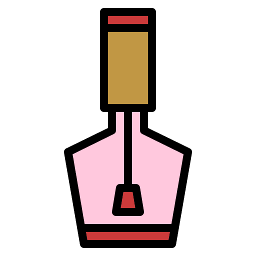 Nail polish spa beauty salon bottle icon Nail polish spa beauty salon bottle icon