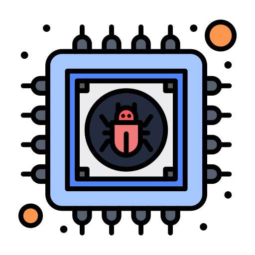 Chip chip defense security icon Chip chip defense security icon