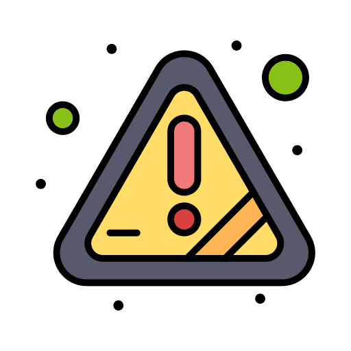 Alert warning signs signaling icon Alert warning signs signaling icon