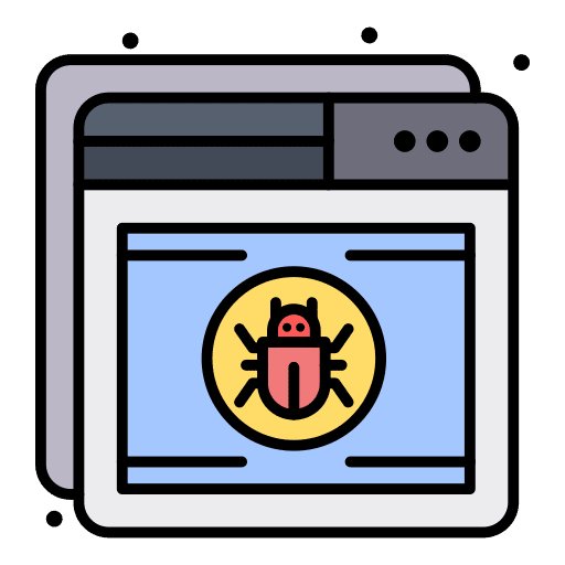 Browser malware defense bug icon Browser malware defense bug icon