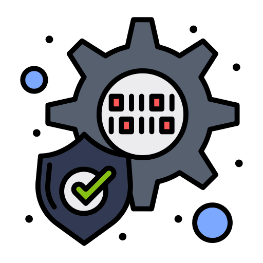 Protection gear configuration settings icon Protection gear configuration settings icon